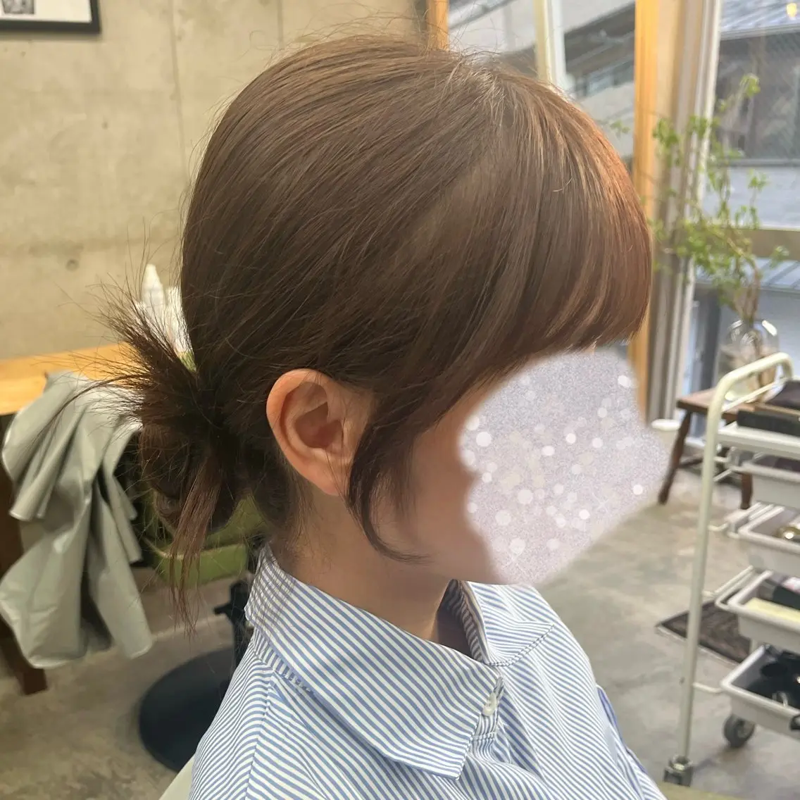 アイドル顔まわりに🩶前髪カット🩶の写真