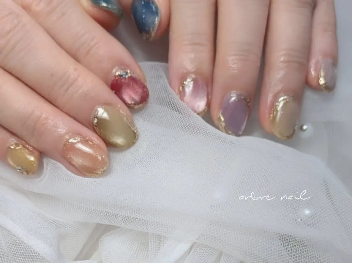 ネイル ✯.。 arbre  nail 。✯.のネイルデザイン
