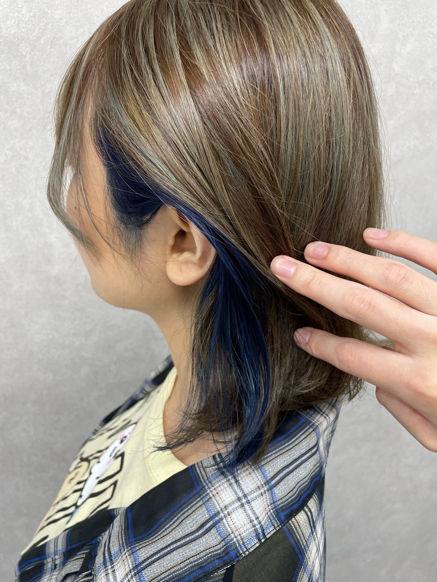 ミディアム 工藤 洸のヘアスタイル