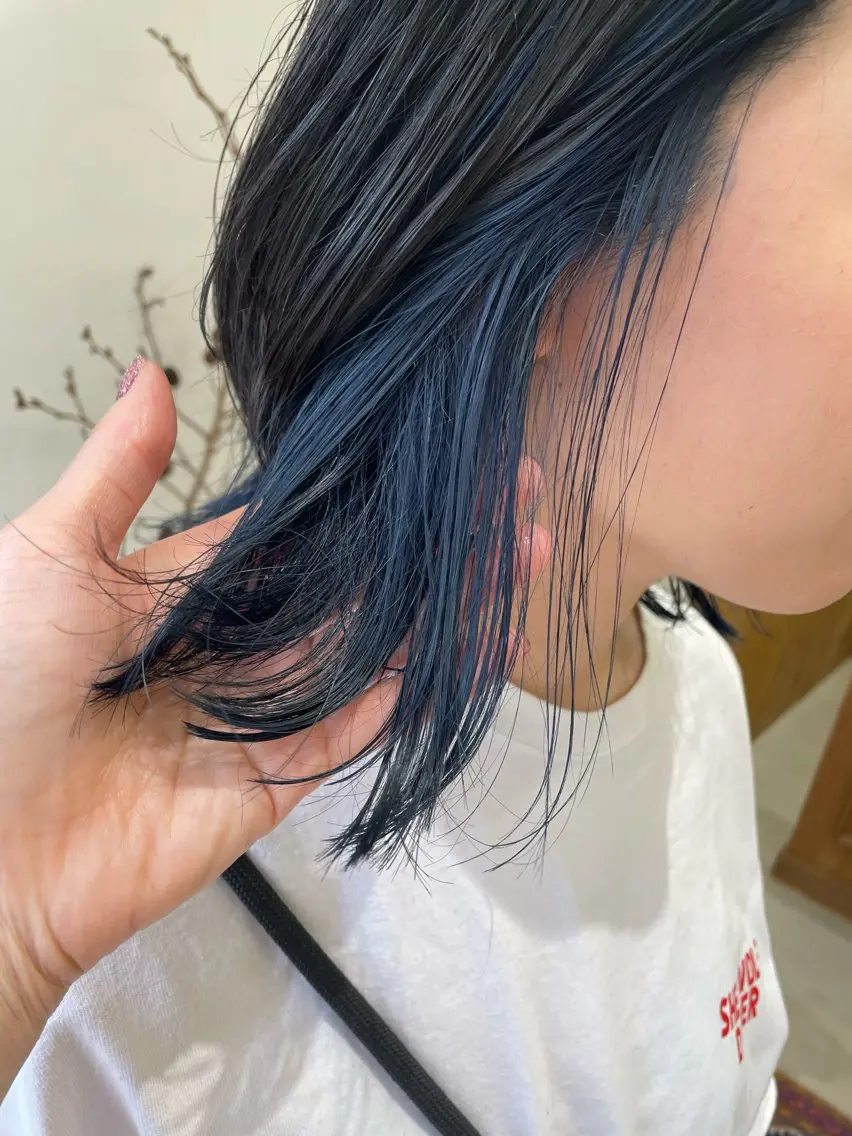 ミディアム カラー パーマ ヘアアレンジ メンズ カット ヘアカラー トリートメント tatsumi/ボブ ウルフ/レイヤーのヘアスタイル