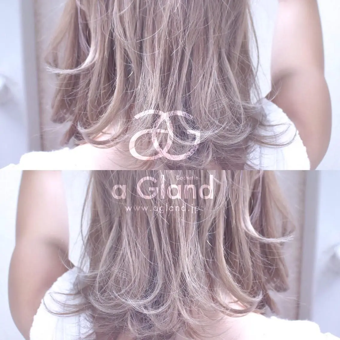 ミディアム カラー ヘアアレンジ 佐渡 慎吾のヘアスタイル