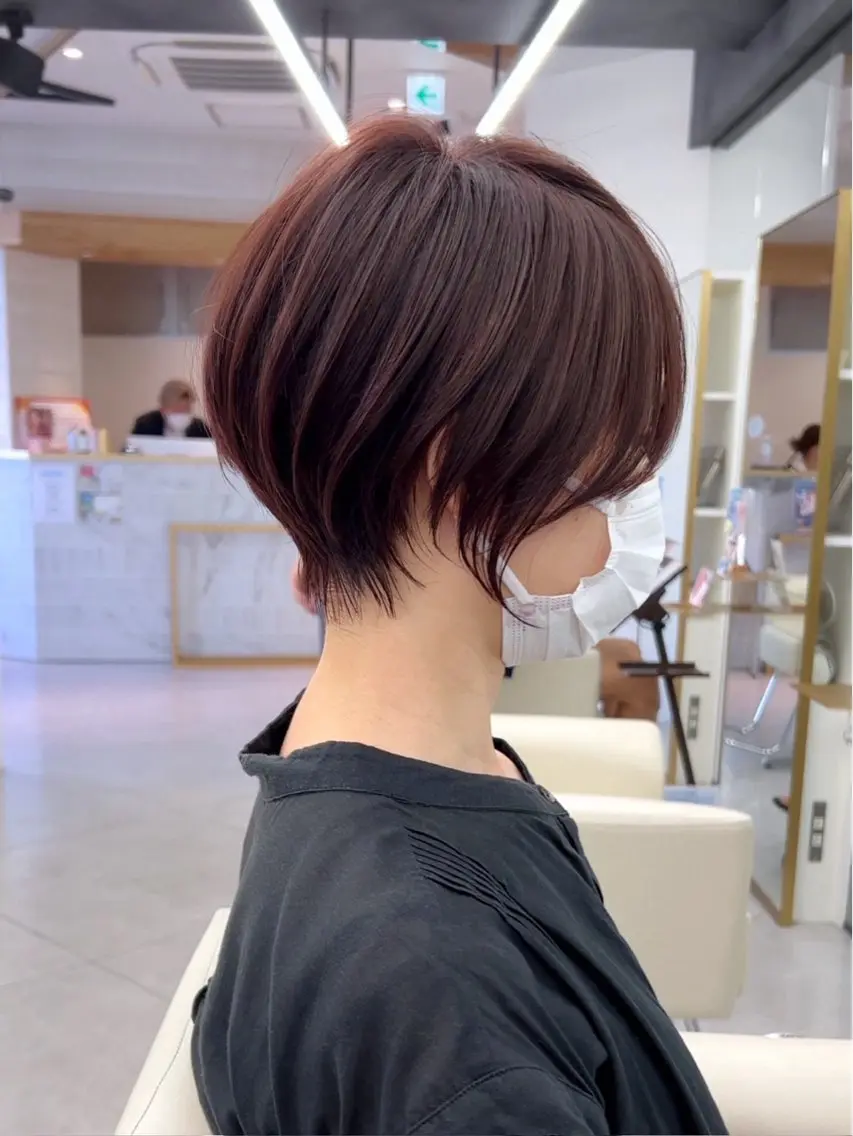 ショート 竹谷 奈津実のヘアスタイル