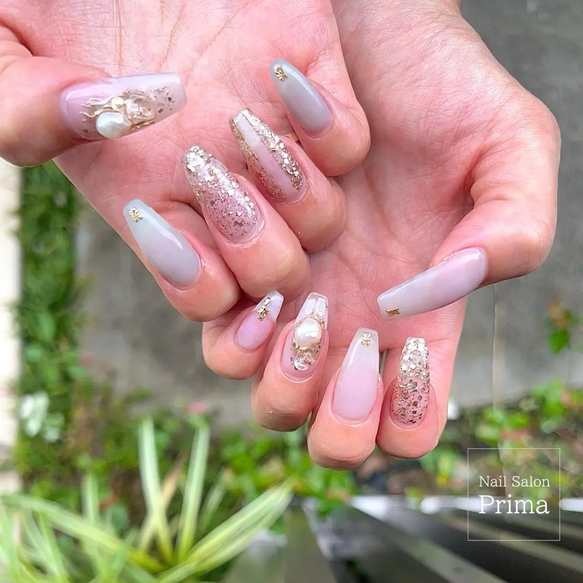 セミロング ネイル SalonPrima 西院Nail&Eyeのネイルデザイン
