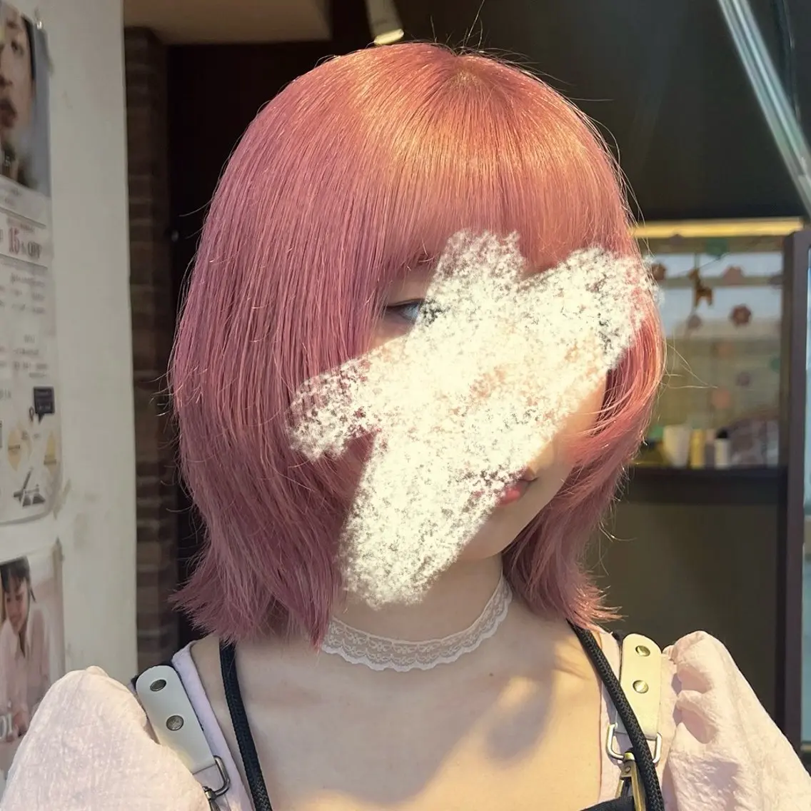 ミディアム カラー いしい りえのヘアスタイル