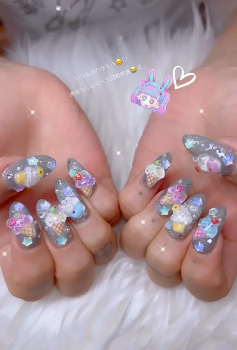 ネイル アートネイル 春ネイル ワンホンネイル ハンドネイル I LOVE ME NAIL.。.:*♡のネイルデザイン