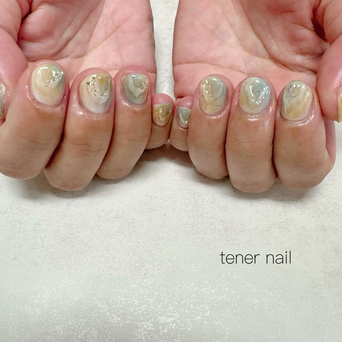 ネイル ニュアンスネイル ぷっくりネイル ハンドネイル テネルネイル tener nailのネイルデザイン