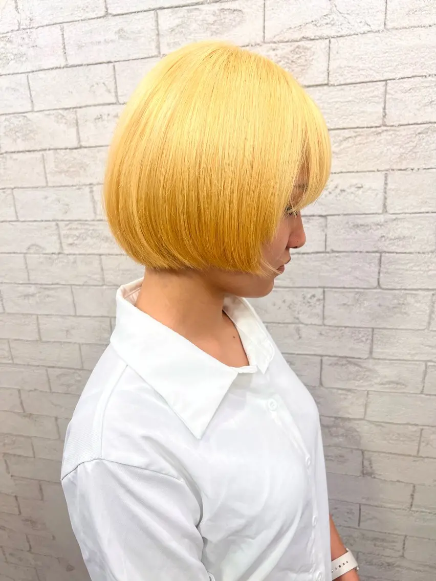 ショート カラー ✨️カラー モデルYUUNA✨️のヘアスタイル