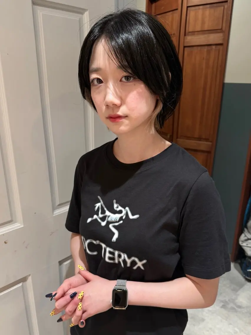 ショート カラー 似合わせカット カット ヘアカラー トリートメント mai / linoah˚✧のヘアスタイル