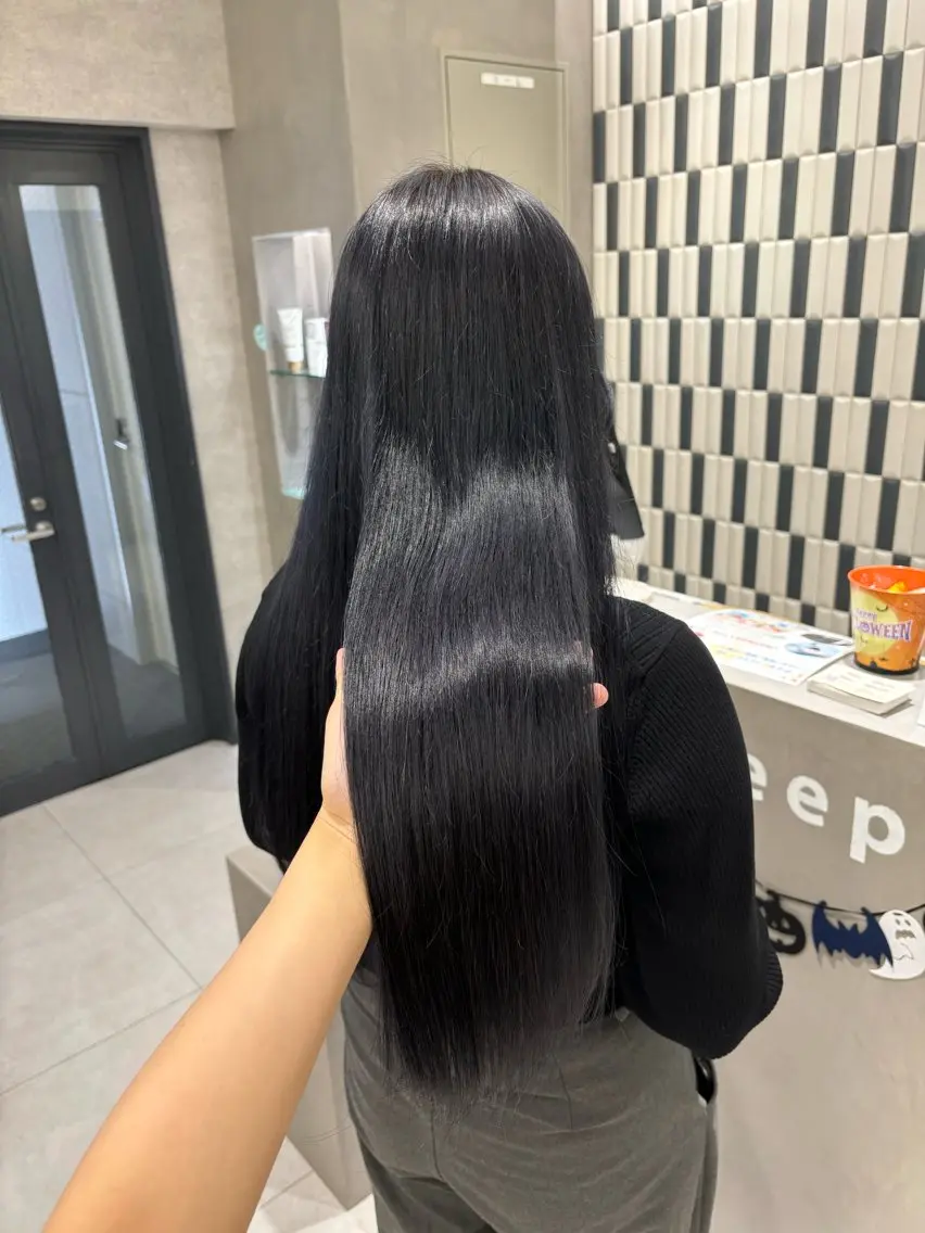 ロング カラー ヘアカラー トリートメント 望 吹のヘアスタイル