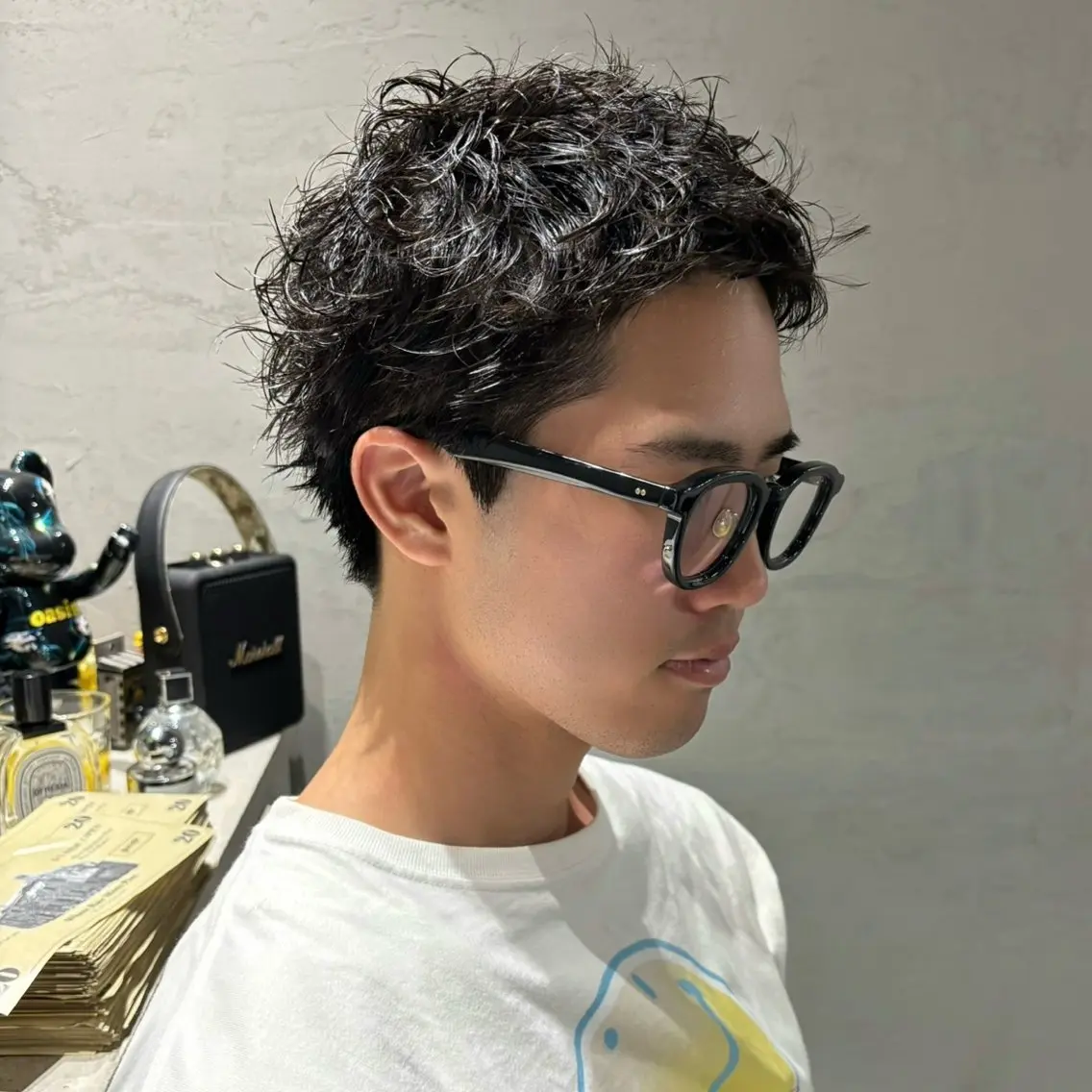 ショート パーマ カット パーマ 平出天翔/ 久屋大通/パーマのヘアスタイル