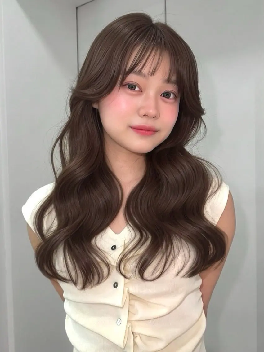 ロング カラー ブリーチ 透明感カラー ブリーチなしカラー ヘアカラー トリートメント まろやか艶ベージュ 🧸🧚Honoのヘアスタイル