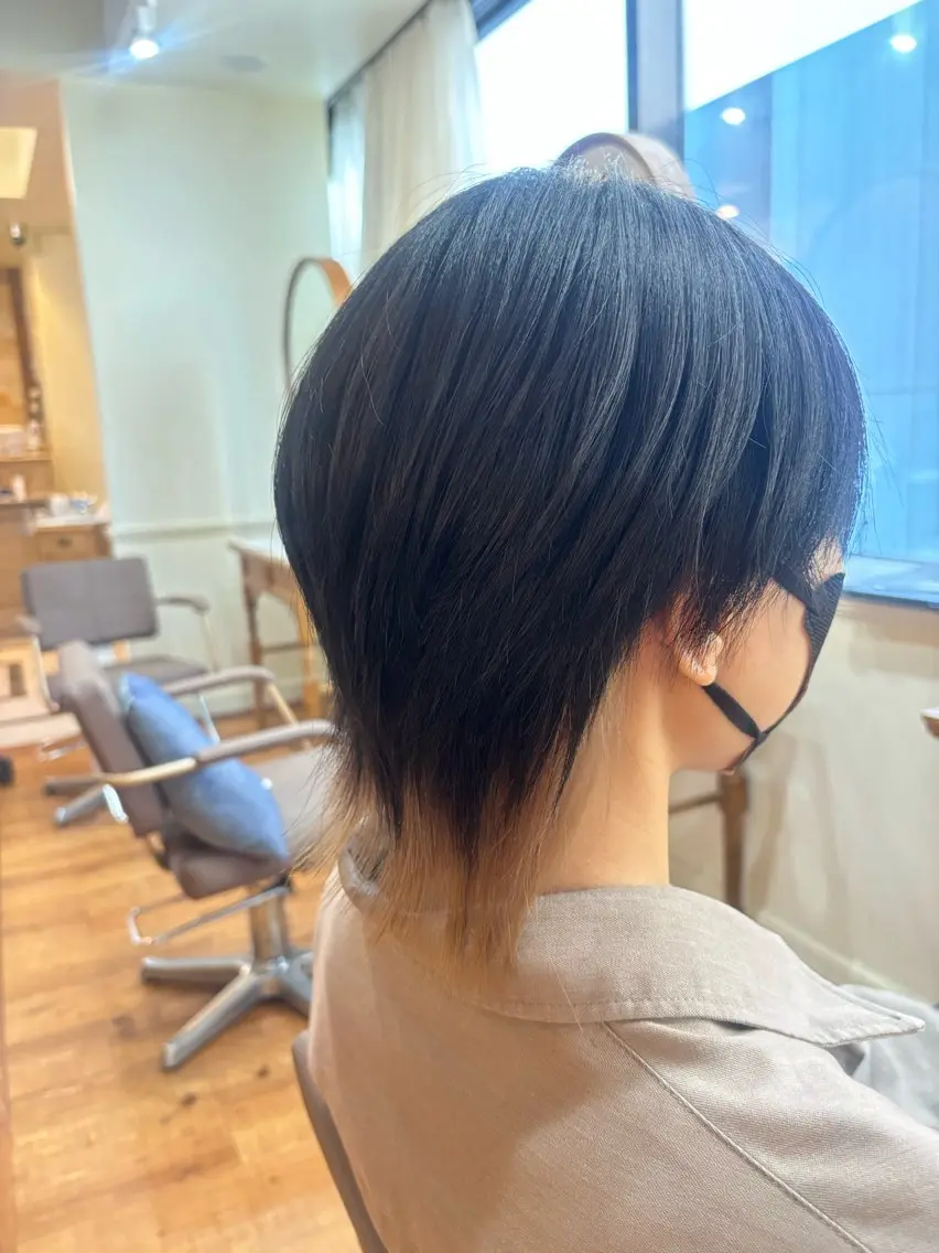 ミディアム カット ヘアカラー うる艶レイヤー/ 店長💎まな💎のヘアスタイル
