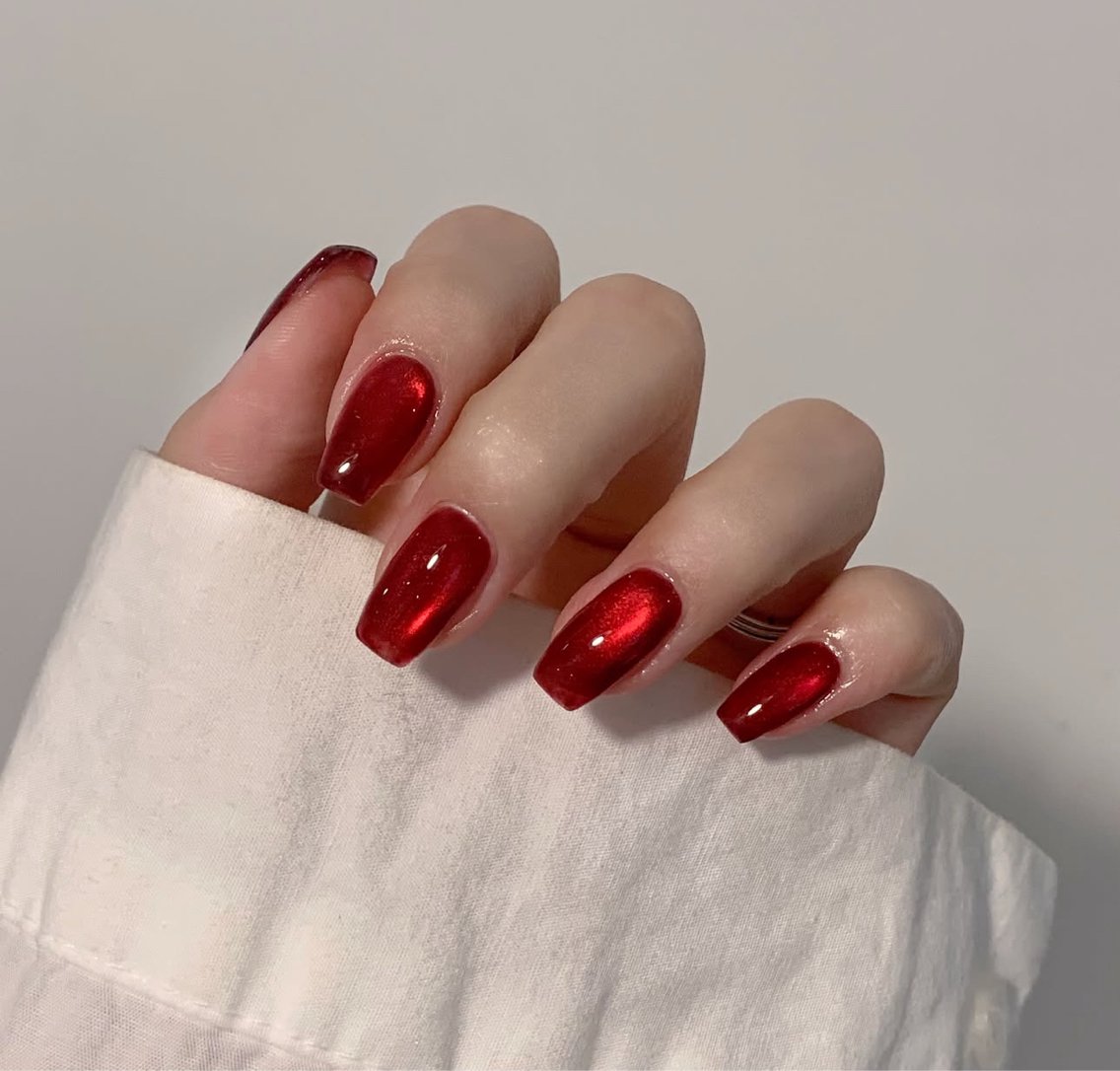 ネイル ハンドネイル 🎀PG🩵 ネイルサロンのネイルデザイン