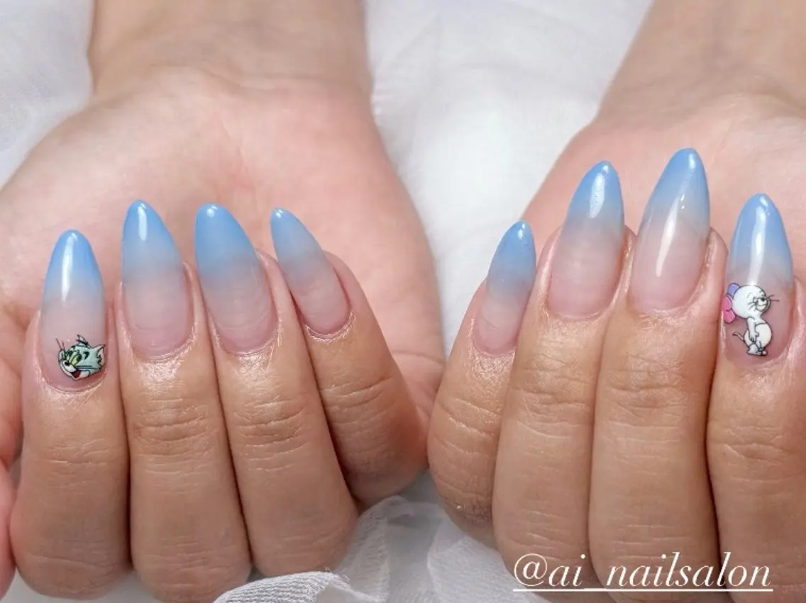 ネイル ハンドネイル 愛 nailsalonのネイルデザイン