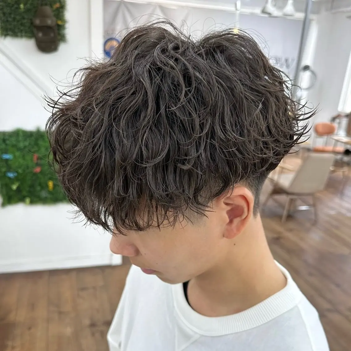 ショート カラー パーマ メンズ カット ヘアカラー メンズ特化🫧 YUSUKE🫧のヘアスタイル