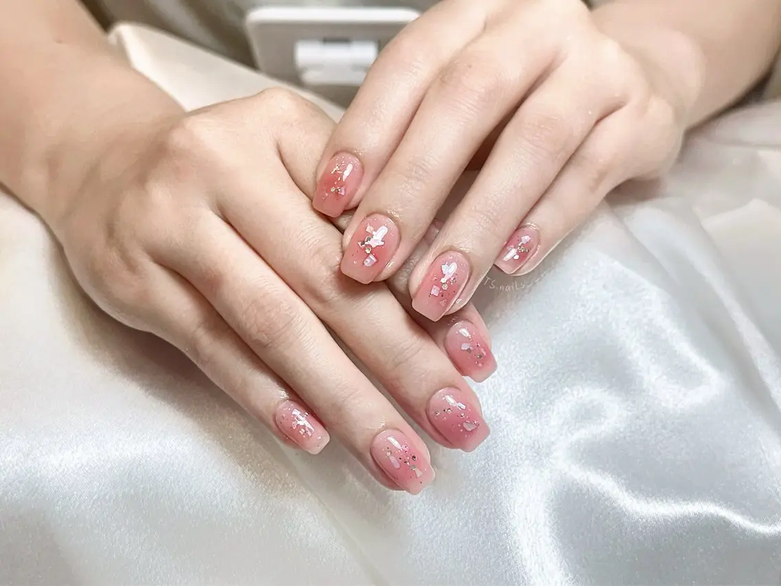ネイル キラキラネイル マグネットネイル 持ち込み シンプルネイル TS. nails___のネイルデザイン