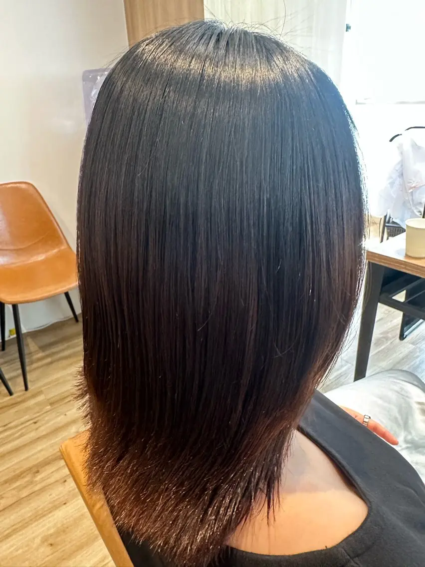 ミディアム パーマ 縮毛矯正 ✨✂️Nori ✂️✨のヘアスタイル