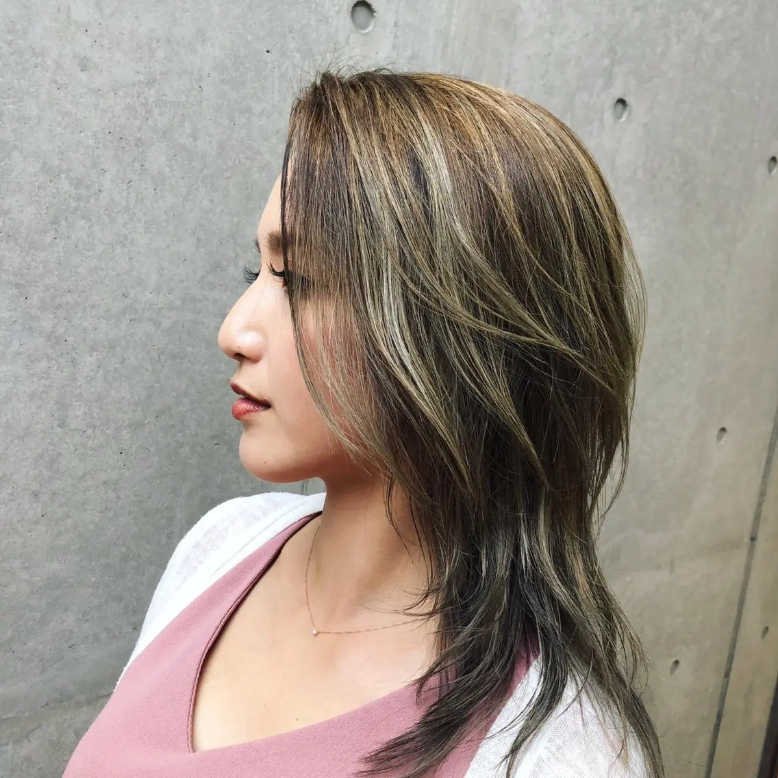ロング カラー box mico. mutsumiのヘアスタイル