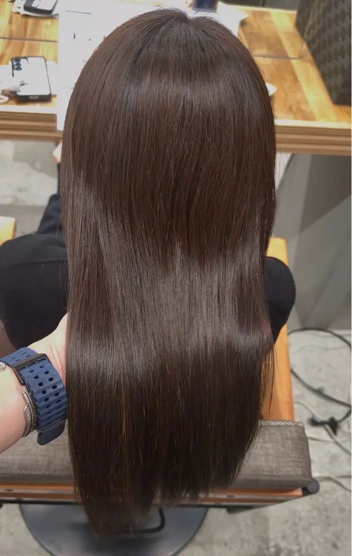ロング カラー ヘアカラー 髪質改善JILL 🤍🩵AIのヘアスタイル