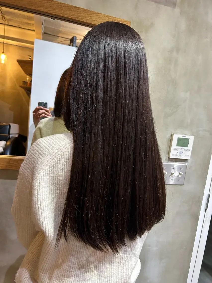 ロング カラー ロング パーマ トリートメント 🌿ボブ パーマ高橋啓太🌿のヘアスタイル