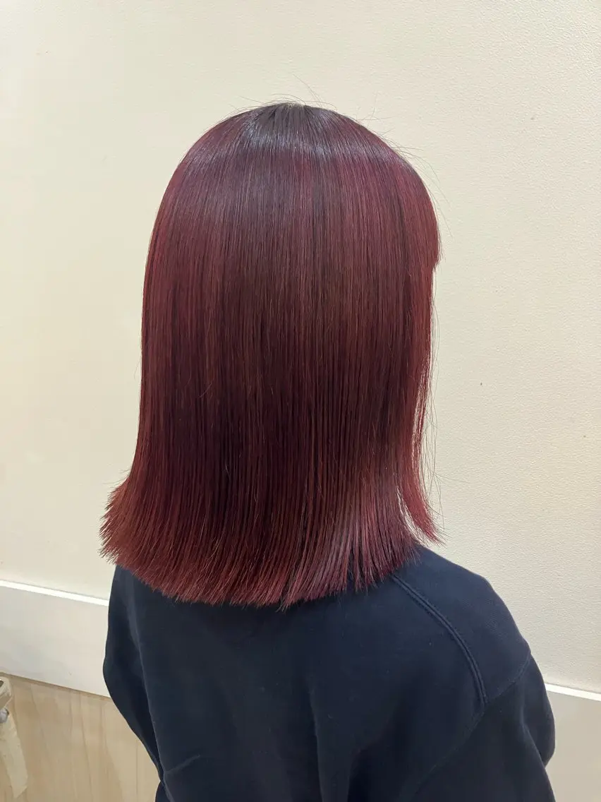 ミディアム ヘアカラー yukari 艶髪ヘアのヘアスタイル