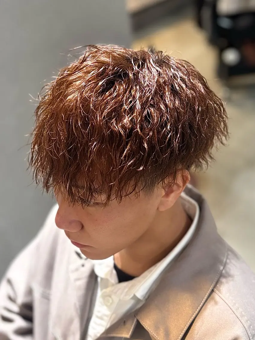 パーマ メンズ カット パーマ メンズパーマ RENのヘアスタイル