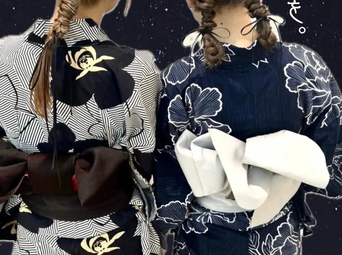 夏祭り前に浴衣着付け👘 🍧🎐の写真