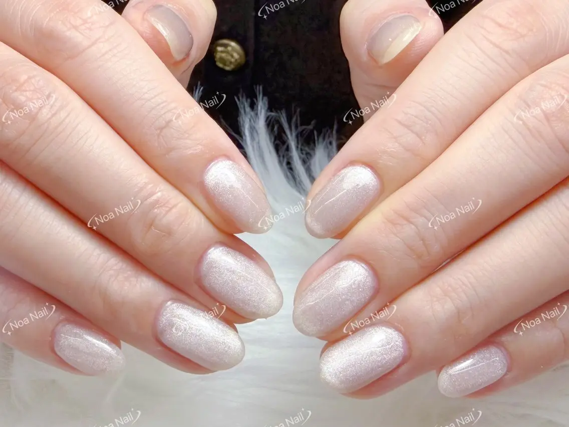 ネイル 成人式 フレンチネイル グラデーション 韓国ネイル マグネットネイル ハンドネイル Noa Nailのネイルデザイン