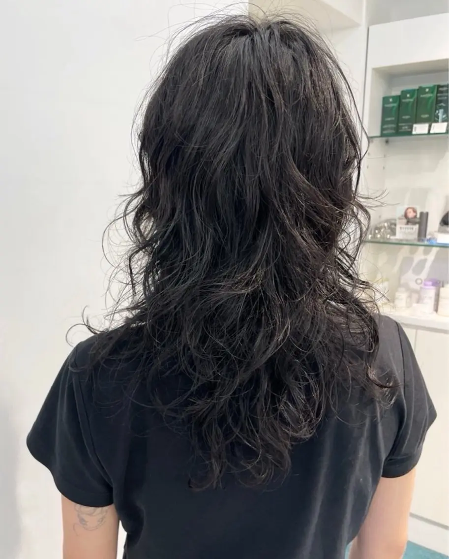 セミロング はにいレイヤーカット モデル募集中のヘアスタイル