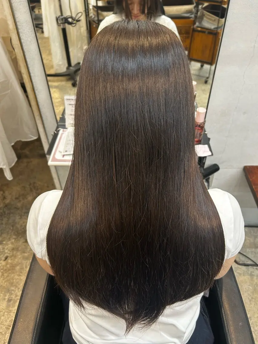 カラー 小森田　果怜 カラー、縮毛矯正のヘアスタイル