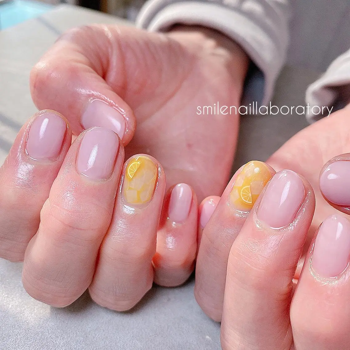 ネイル アートネイル オーロラネイル クリアネイル フレンチネイル 氷ネイル・うるうるネイル smile nail_laboのネイルデザイン
