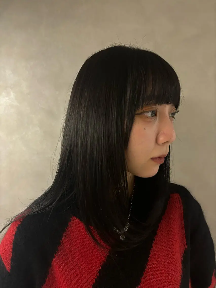 セミロング カラー ヘアカラー 山本 優太のヘアスタイル