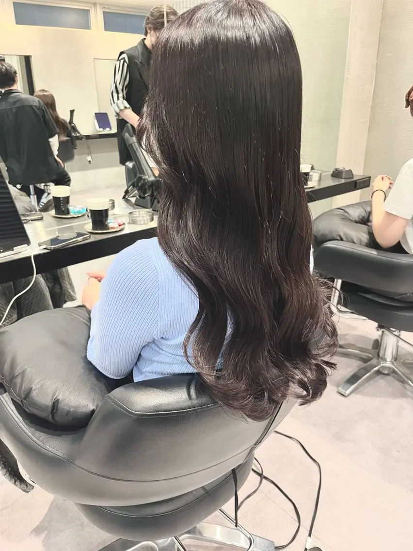 ロング カラー パーマ 🌈艶髪/髪質改善 新宿itouのヘアスタイル