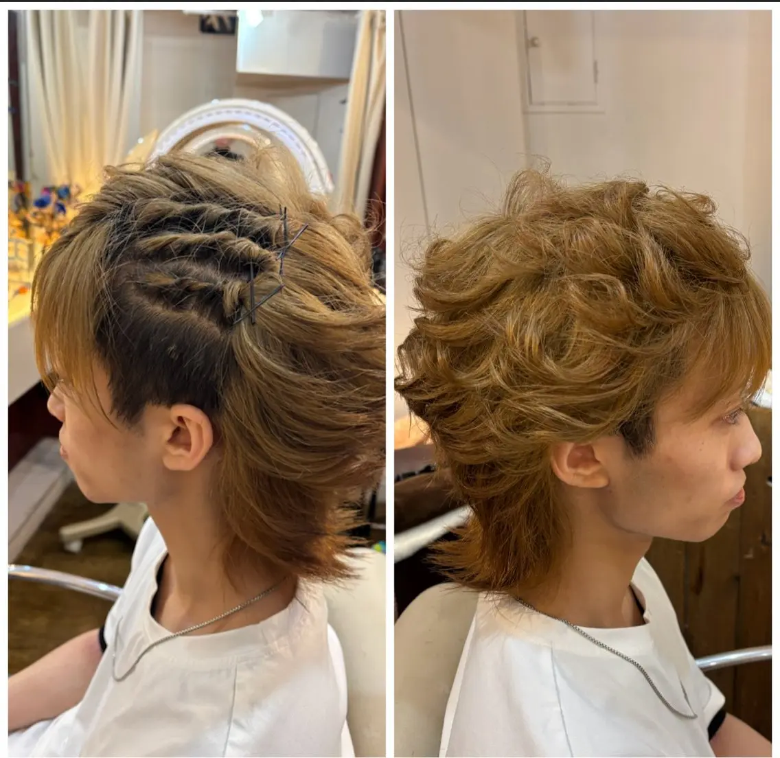 ショート ヘアアレンジ メンズ 成人式 森 陽子のマツエク・マツパデザイン