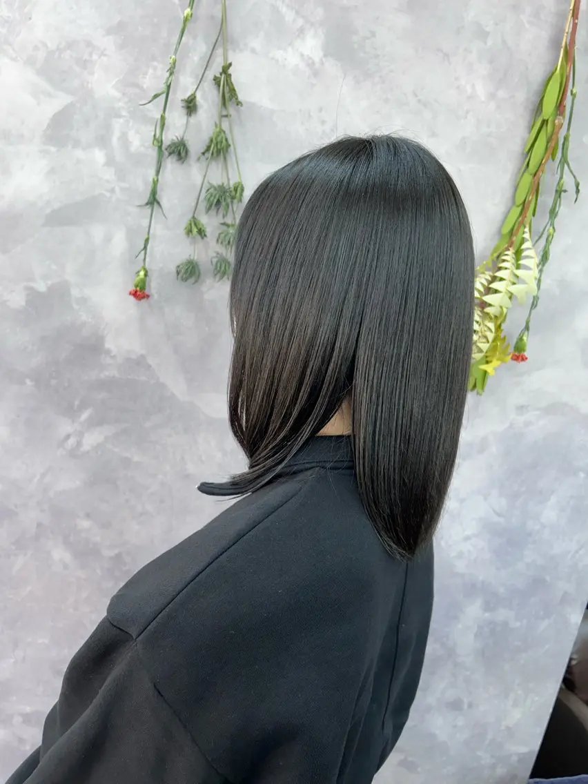 セミロング 縮毛矯正 AN'TIA小作代表 ⭐︎kazuma⭐︎のヘアスタイル