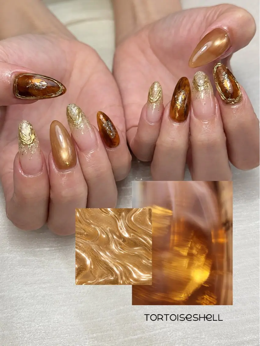 ロング ハンドネイル nail salon po:gu -ポグ-のネイルデザイン