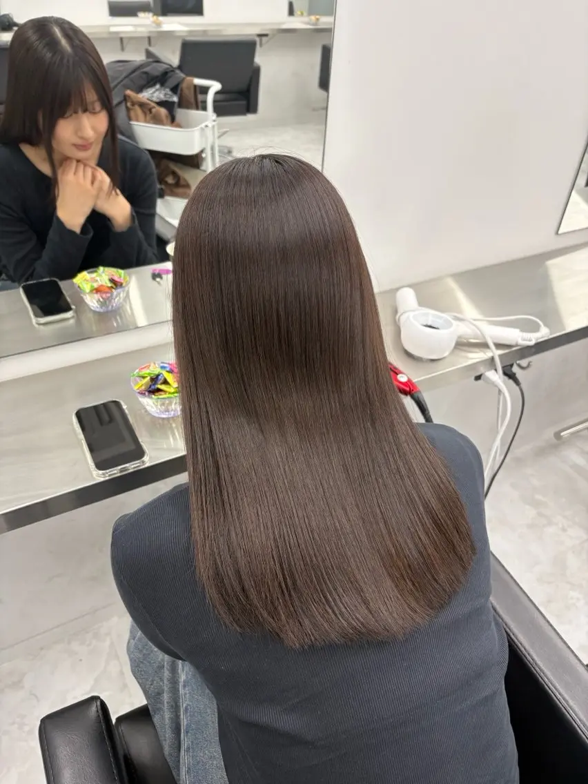 カラー 透明感カラꕀ꙳ 𝐤𝐢𝐤𝐤𝐚のヘアスタイル