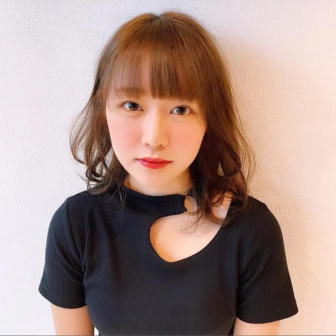 セミロング 中川 竜誠のヘアスタイル