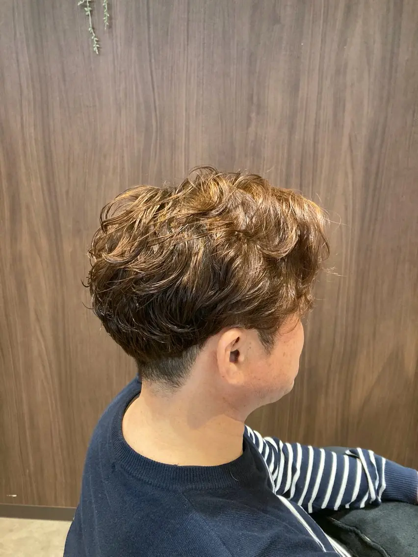 パーマ メンズ メンズパーマ カット パーマ 小林 陽天のヘアスタイル