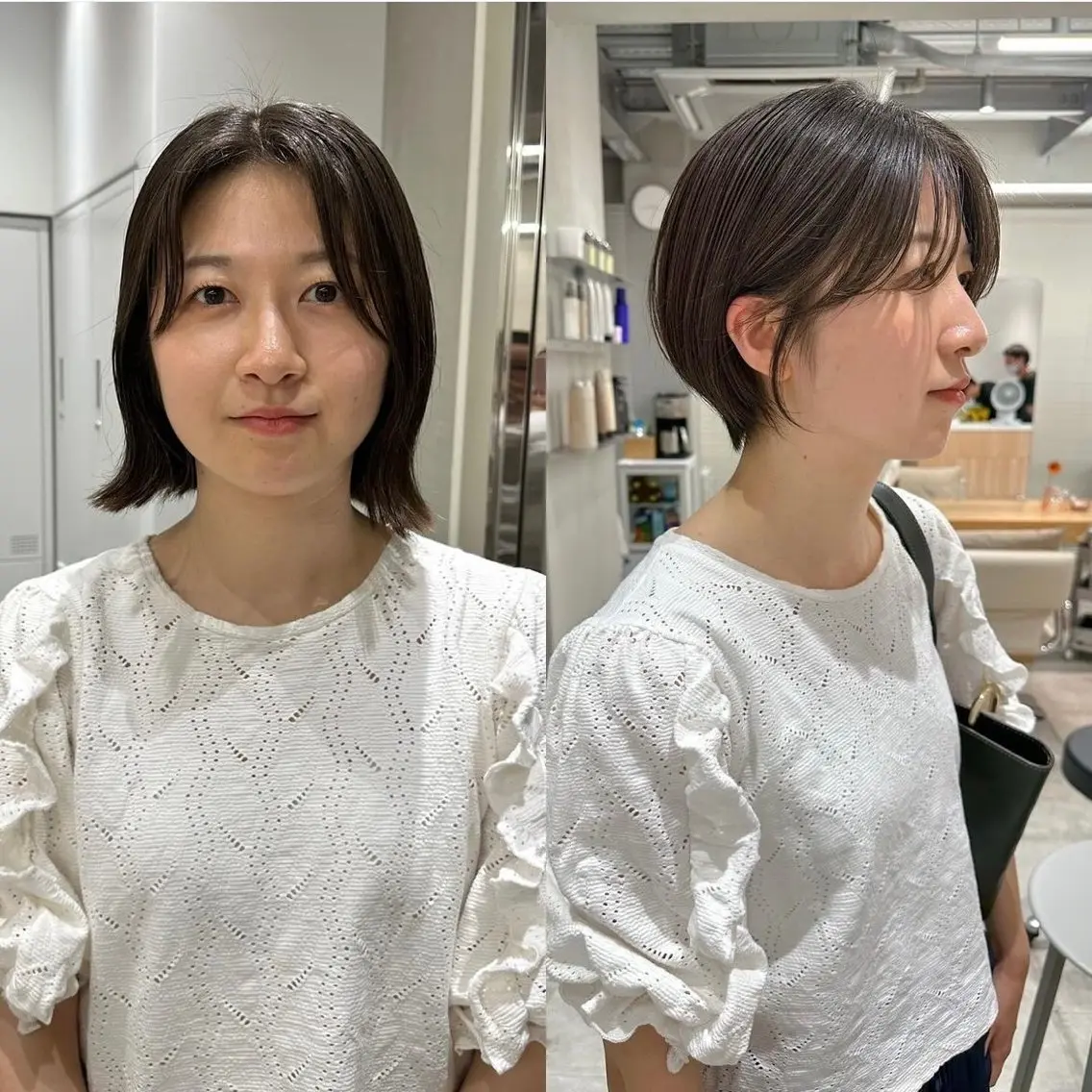 ショート ショートボブ ハンサムショート 丸みショート ボブ ショートヘア ルナ🌛 🛌のヘアスタイル