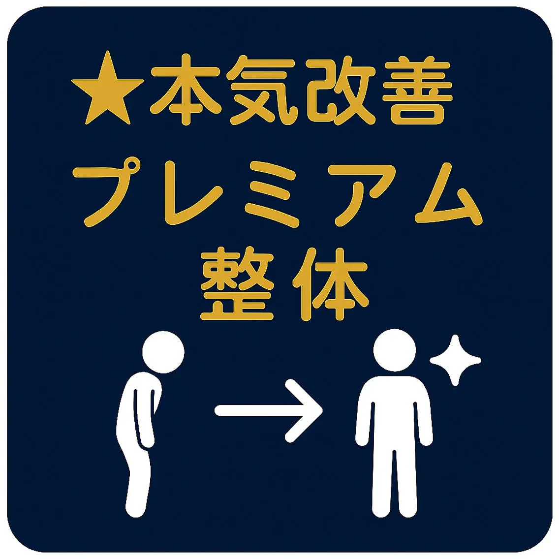 ☆本気改善☆【プレミアム整体】深層から整えるオーダーメイド施術（約60分）の写真