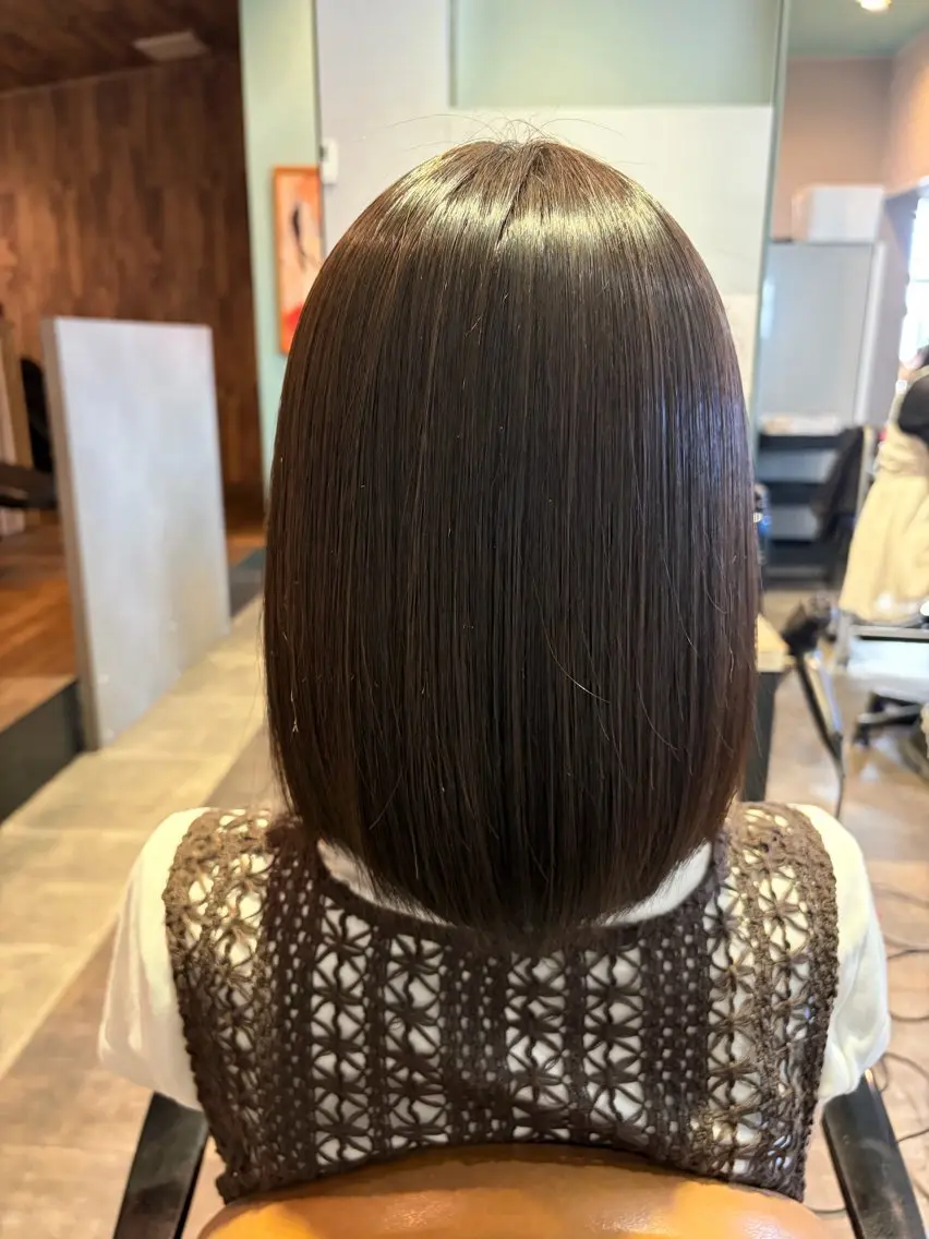パーマ 縮毛矯正 ✨縮毛矯正モデル✨ RURUのヘアスタイル