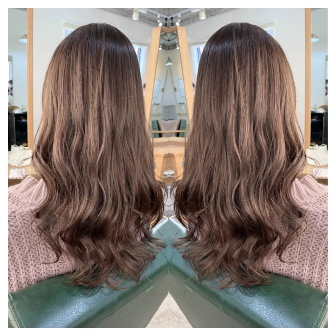 ロング カラー カット 村山 茉衣のヘアスタイル