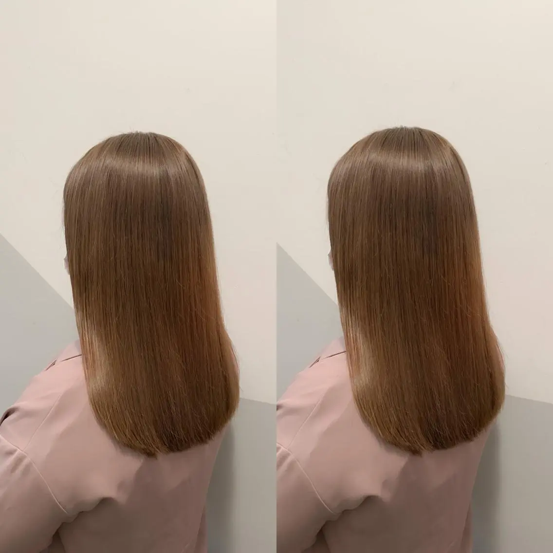 ミディアム 🎀レイヤーカット 光沢カラー🎀飯田のヘアスタイル