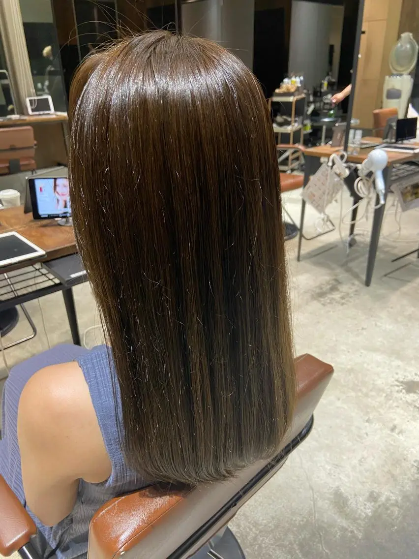 似合わせカット＋髪質に合わせた縮毛矯正で朝ラク髪へ✨の写真