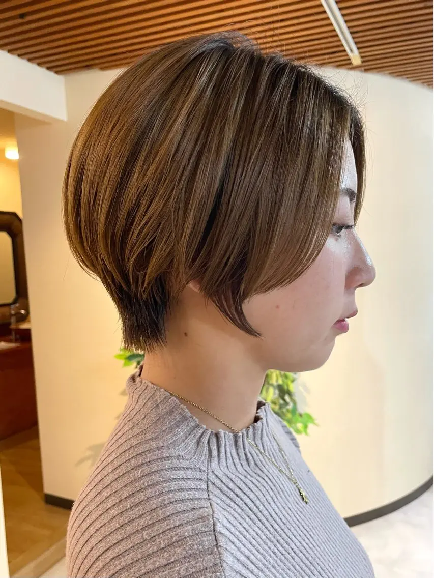 ショート ショートヘア 宮本 いぶきのヘアスタイル