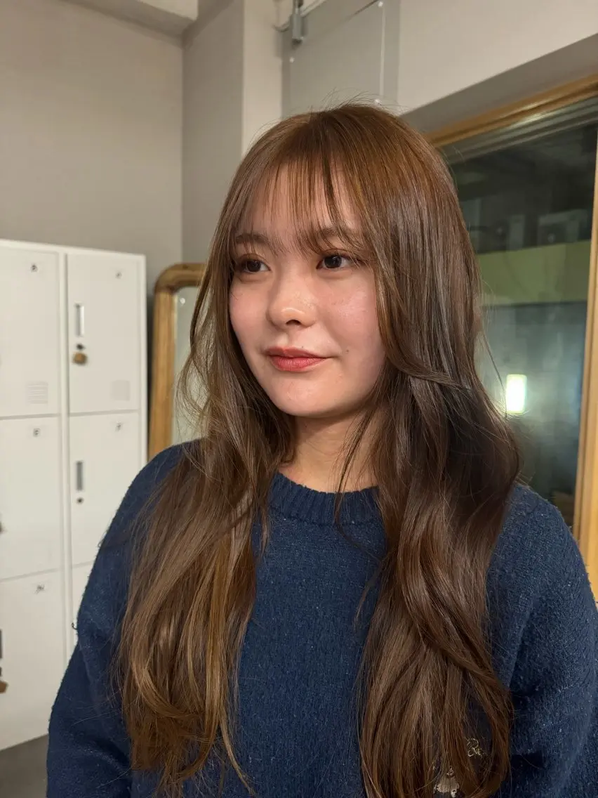 カラー 🌙ヘーゼルベージュ レイヤーカット🌙のヘアスタイル