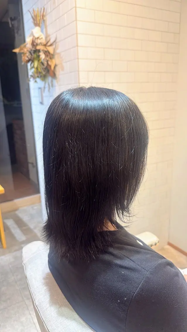 カラー グレージュ オリーブグレージュ オリーブグレー ヘアカラー トリートメント 上野 稀美のヘアスタイル