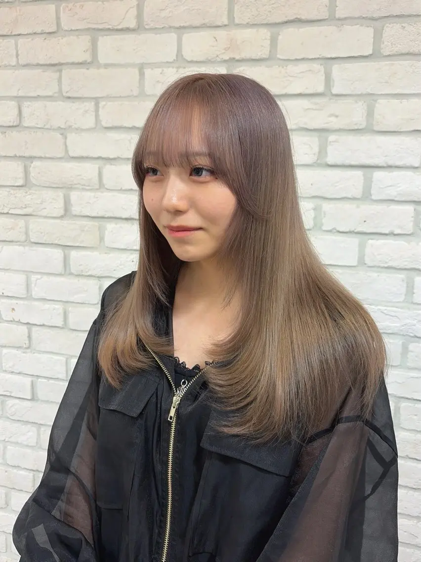 ロング カラー カット ヘアカラー トリートメント ダブルカラー/ レイヤー🍒齋藤 澪のヘアスタイル