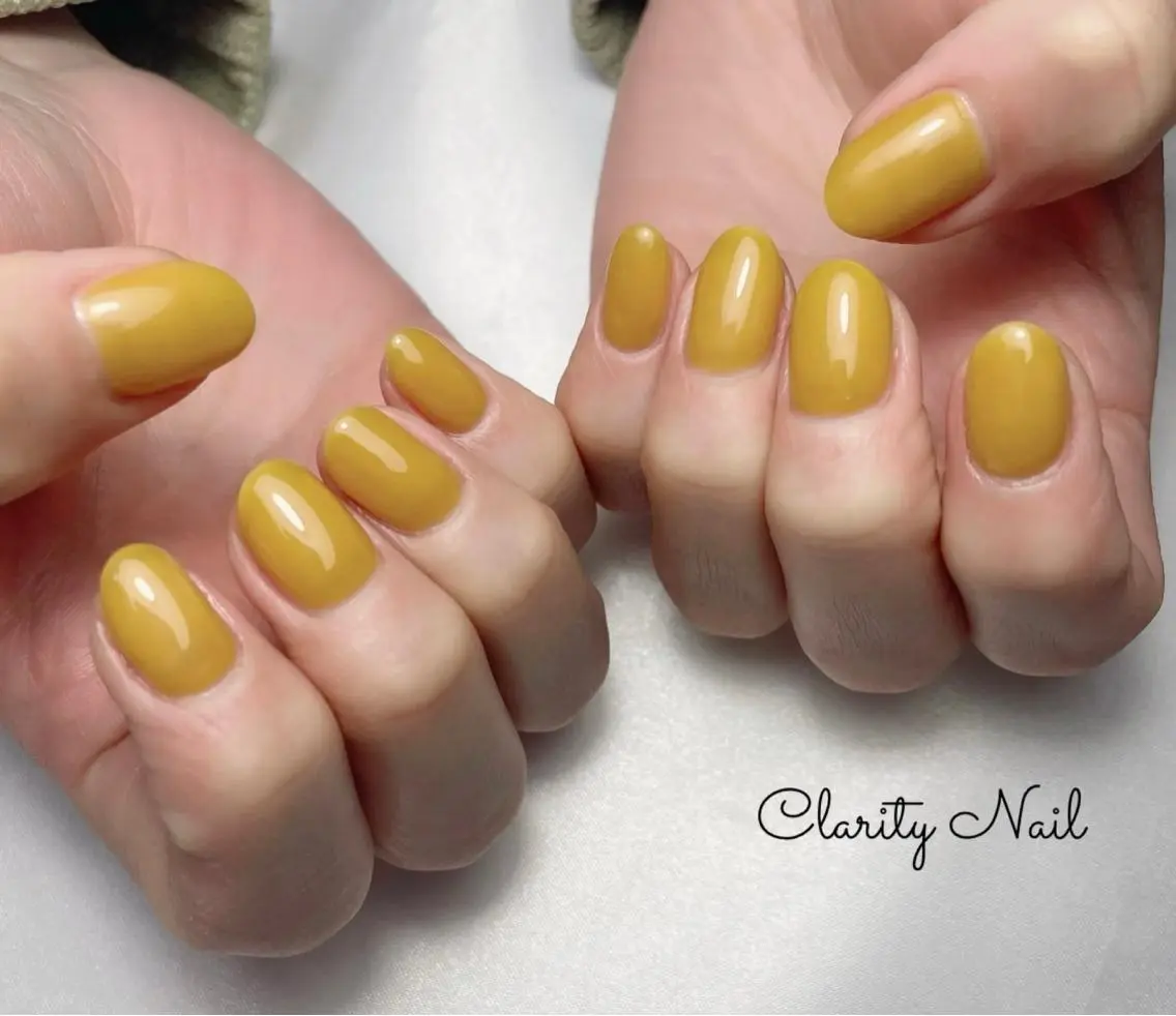 ネイル ワンカラーネイル ハンドネイル Clarity Nailのネイルデザイン